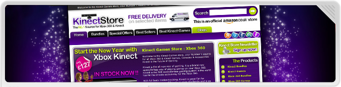 Xbox 360 Kinect Game Store